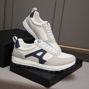 Prada Sneakers in White and Blue